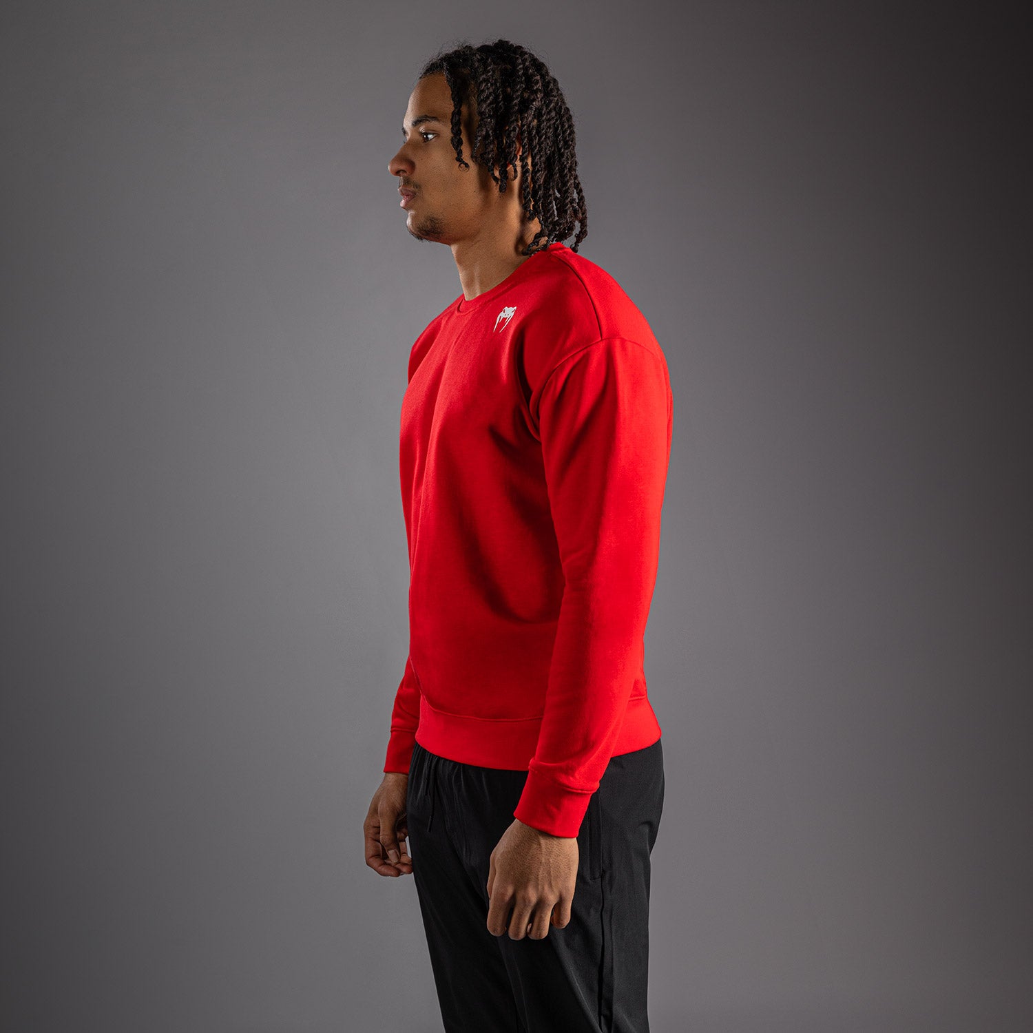 venum-lineup-fleece-crew-sweatshirt-rot-wei image 2