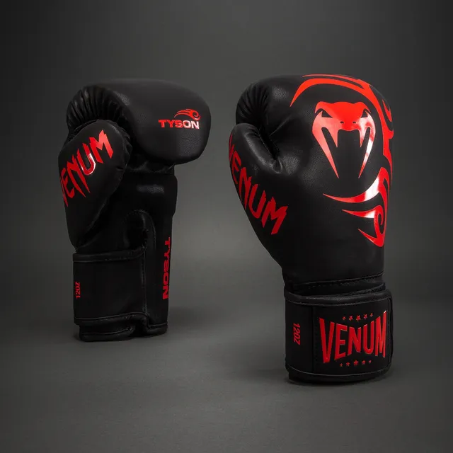 venum-x-mike-tyson-replica-boxhandschuhe-schwarz-rot image 1