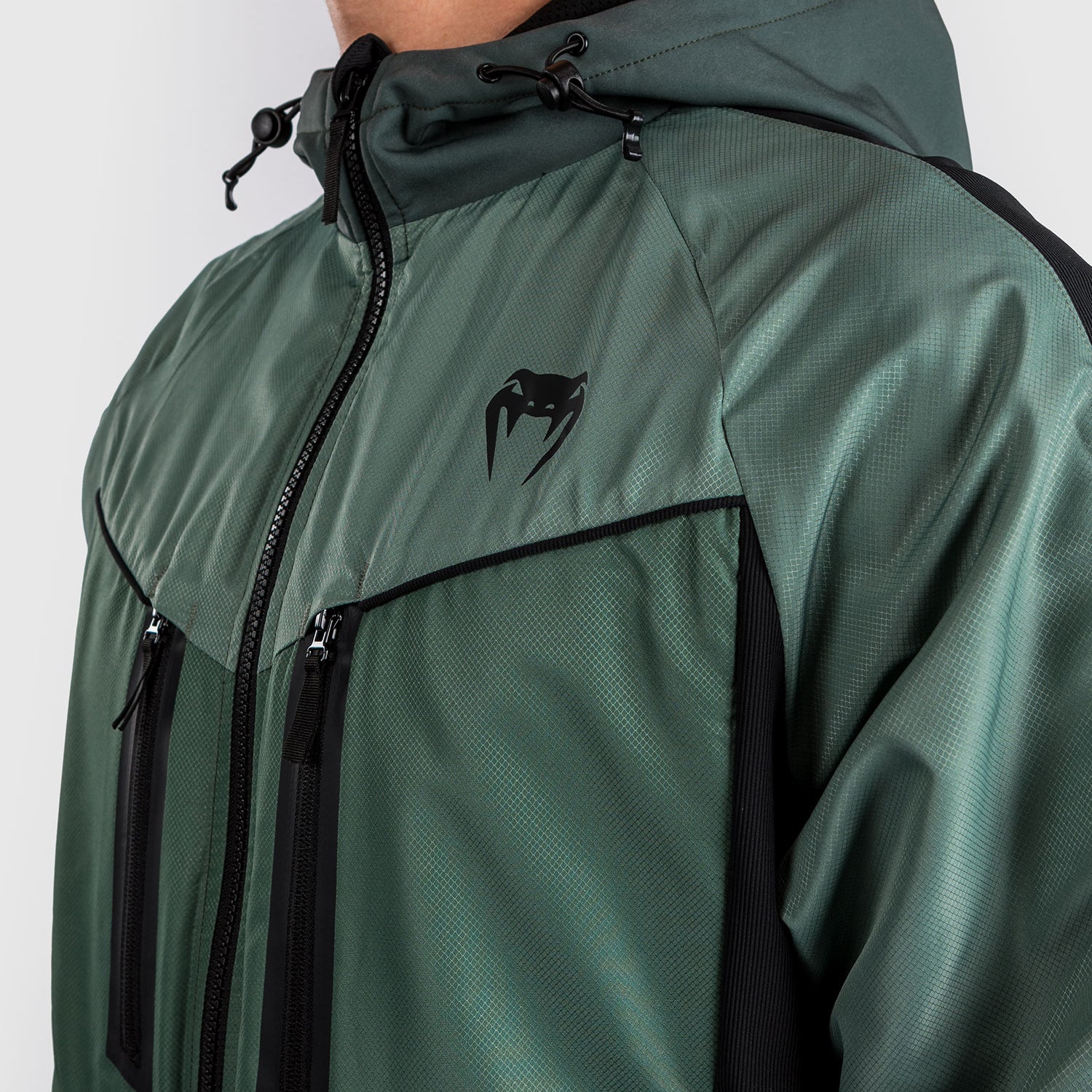 venum-laser-3-0-trainingsjacke-herren-schwarz-khaki image 6