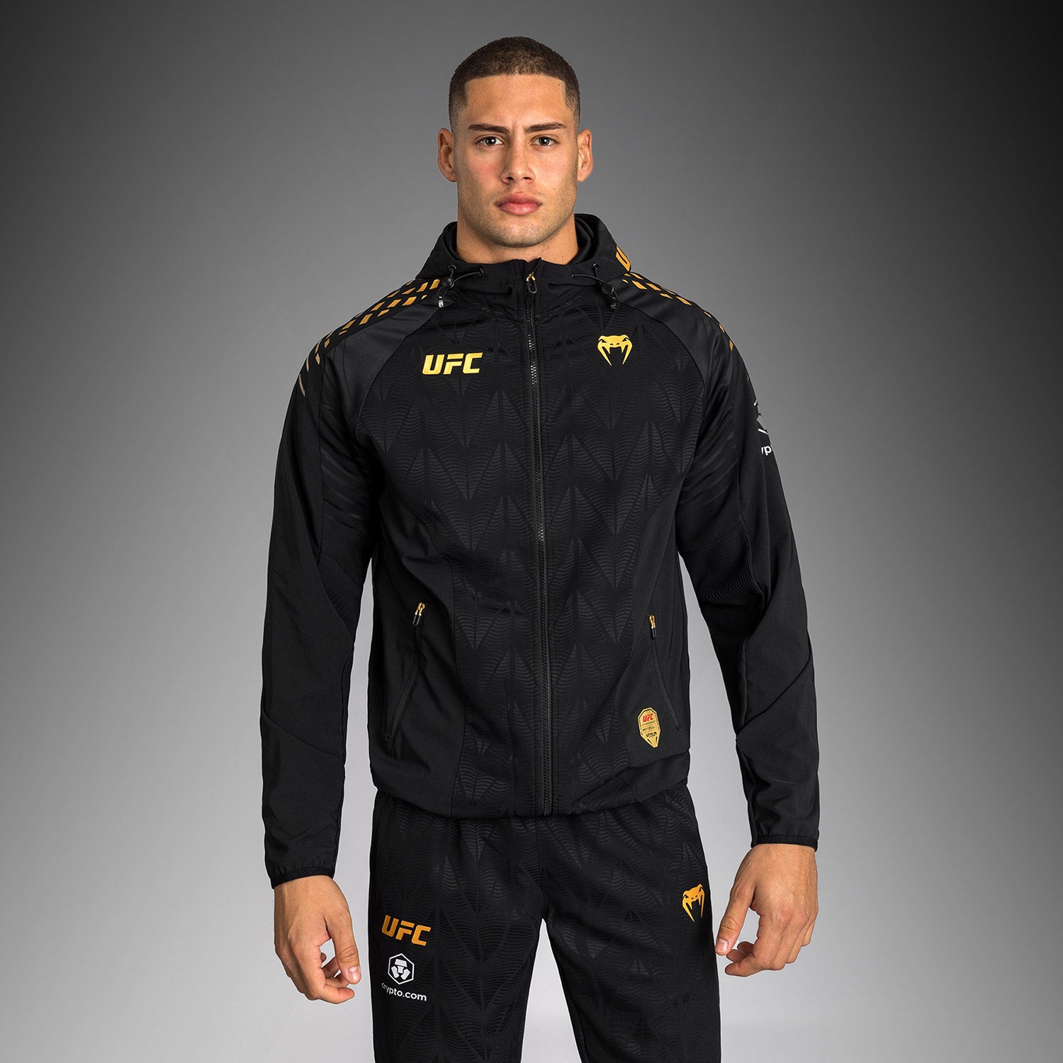 ufc-zenith-by-venum-authentic-fight-night-kapuzenjacke-herren-champion-schwarz-g image 1