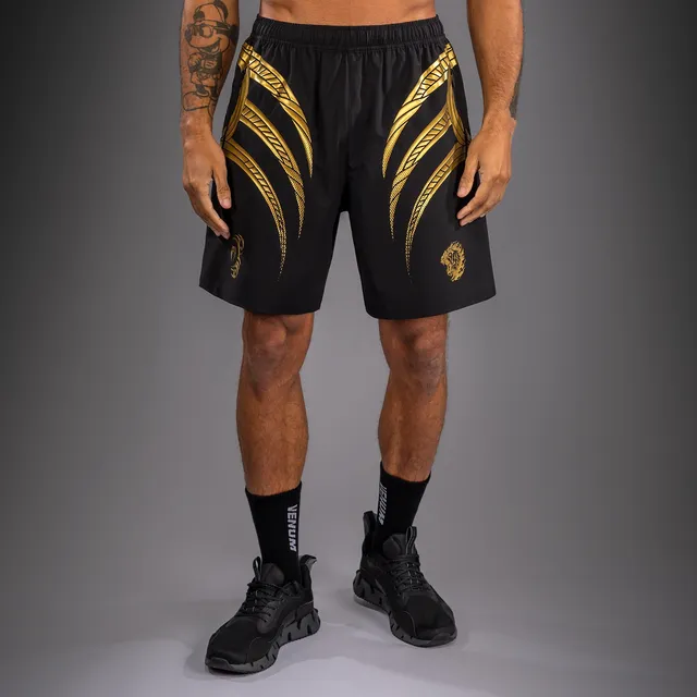 venum-x-mike-tyson-tiger-trainingsshorts-schwarz-gold image 1