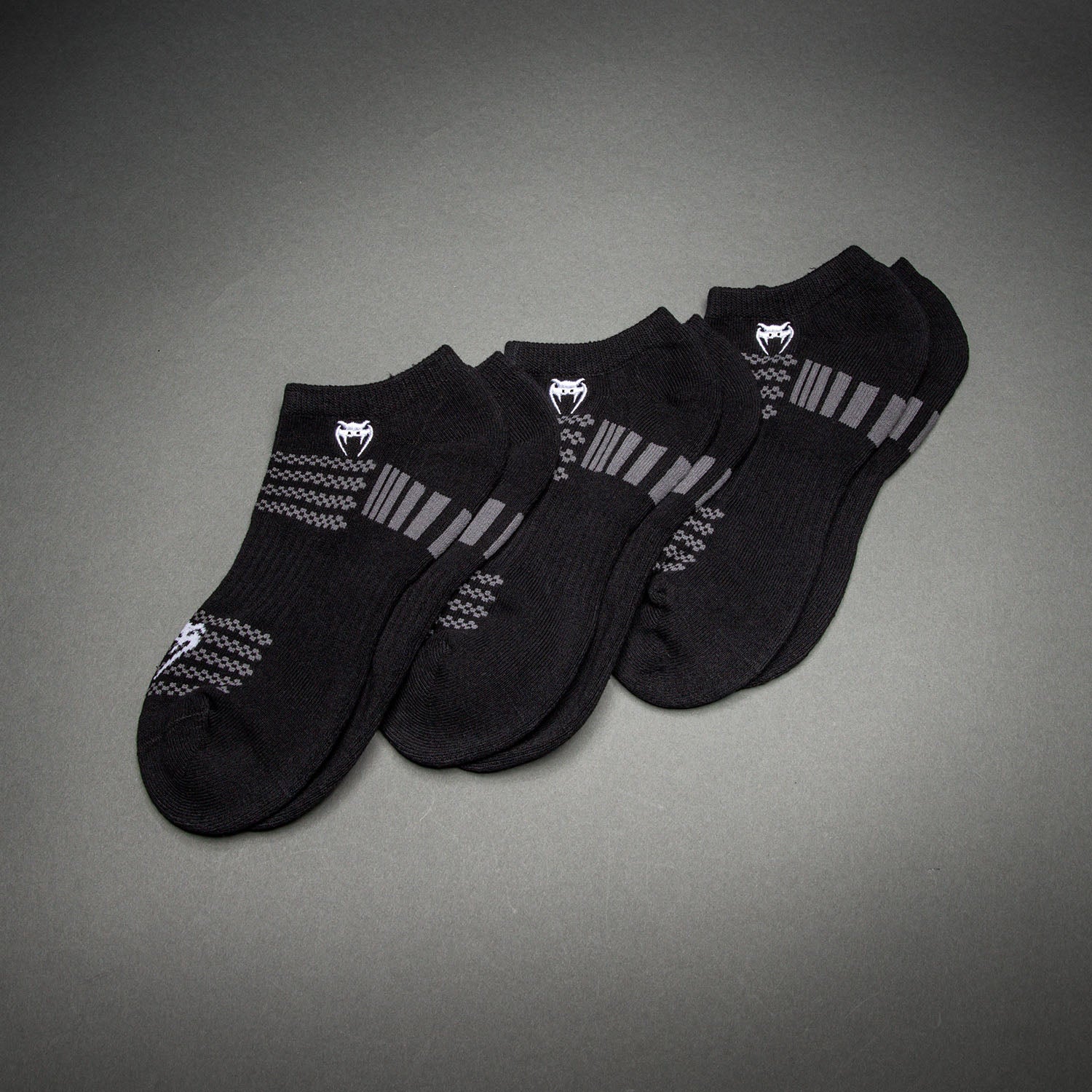 venum-vector-invisible-socken-3er-pack-schwarz-grau image 1