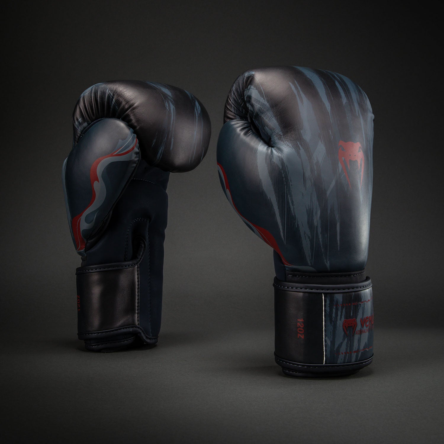 venum-demon-boxhandschuhe-schwarz-grau image 1