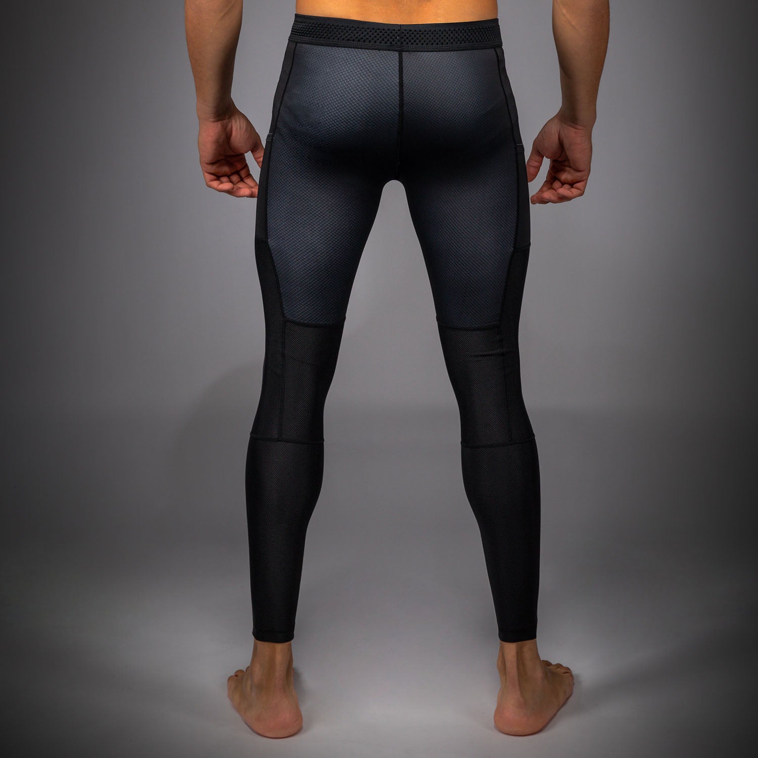 venum-no-gi-spats-ibjjf-kompressionsleggings-herren-schwarz-wei image 3