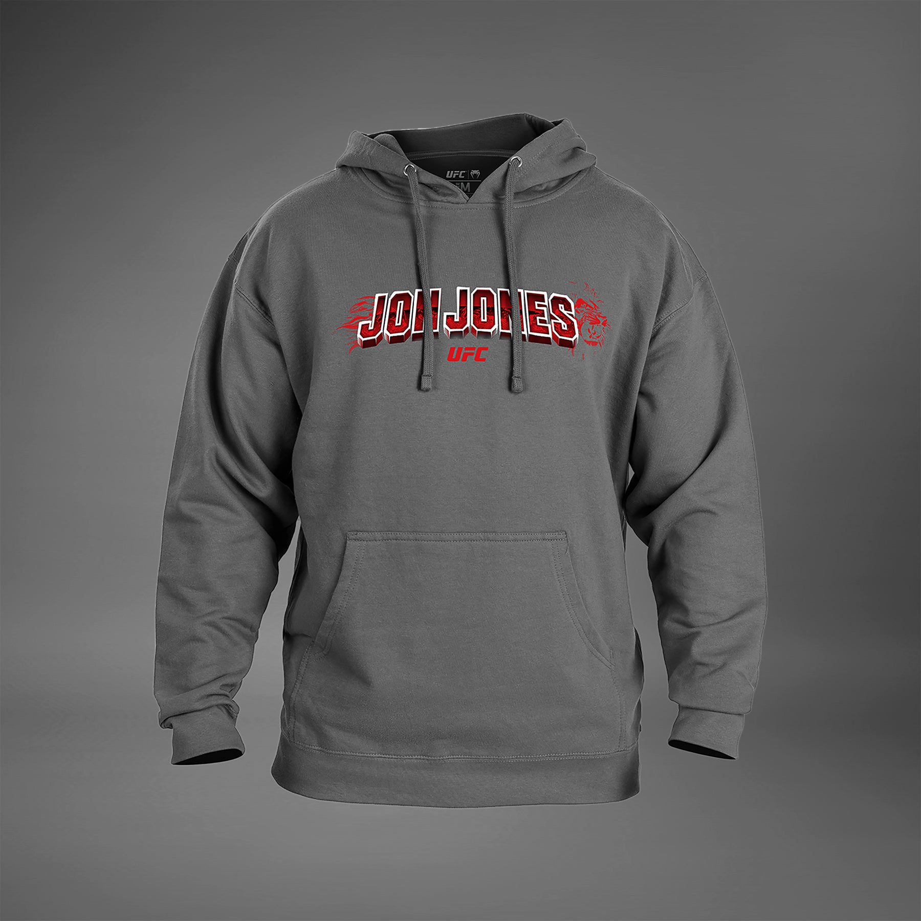 ufc-unrivaled-by-venum-jon-jones-hoodie-herren-heather-grey image 1