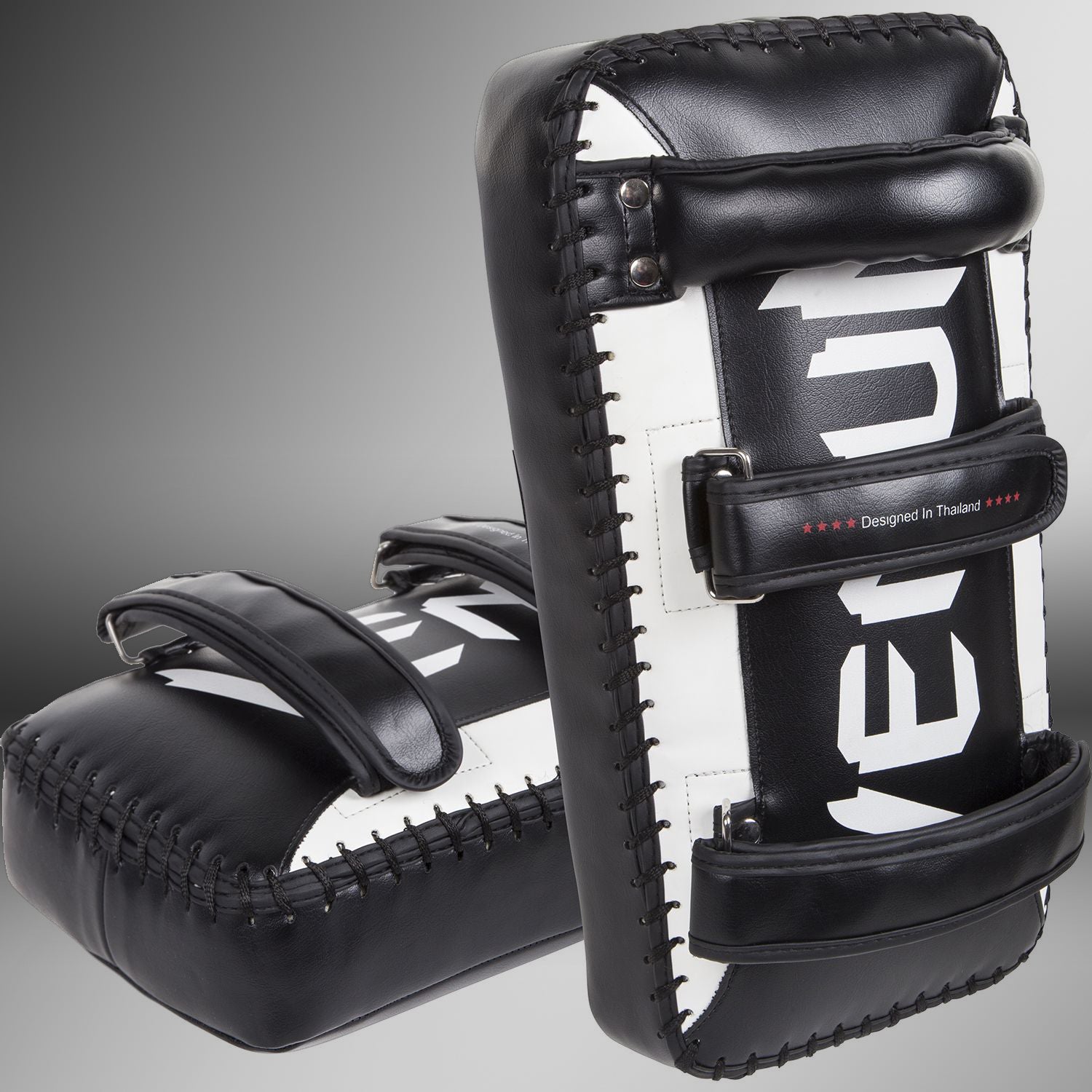 venum-giant-kick-pads-paar-schwarz-ice image 2