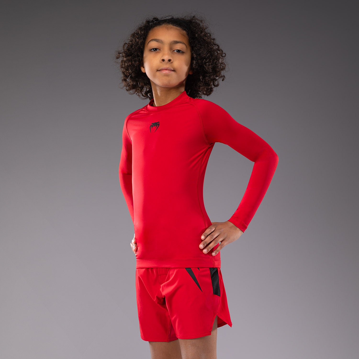 venum-contender-kinder-langarm-rashguard-kirschrot image 2