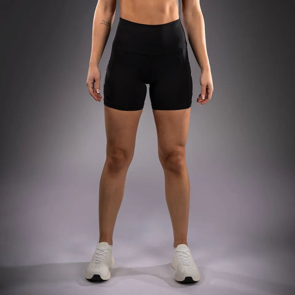 venum-essential-kompressionsshorts-damen-schwarz image 1