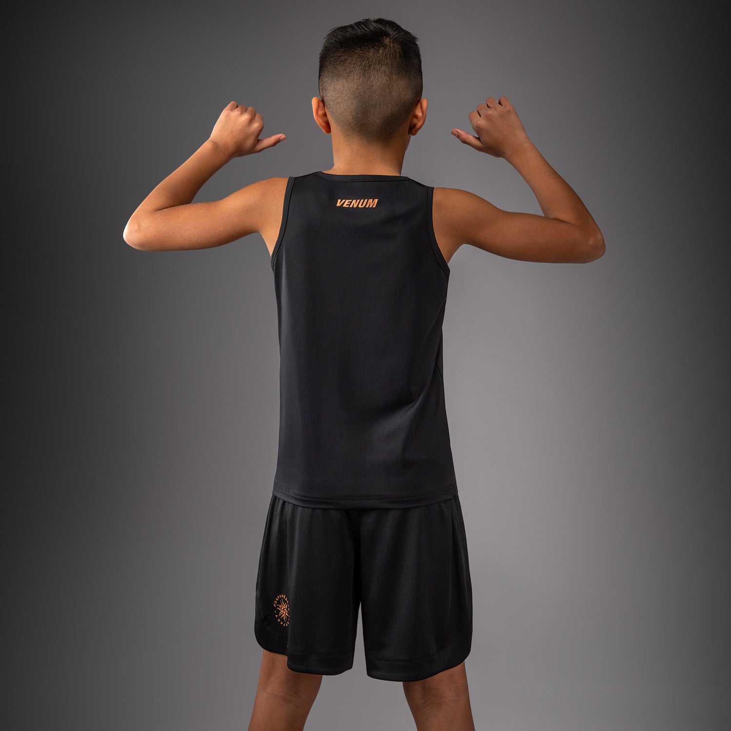 venum-contender-tanktop-f-r-kinder-schwarz-gold image 3