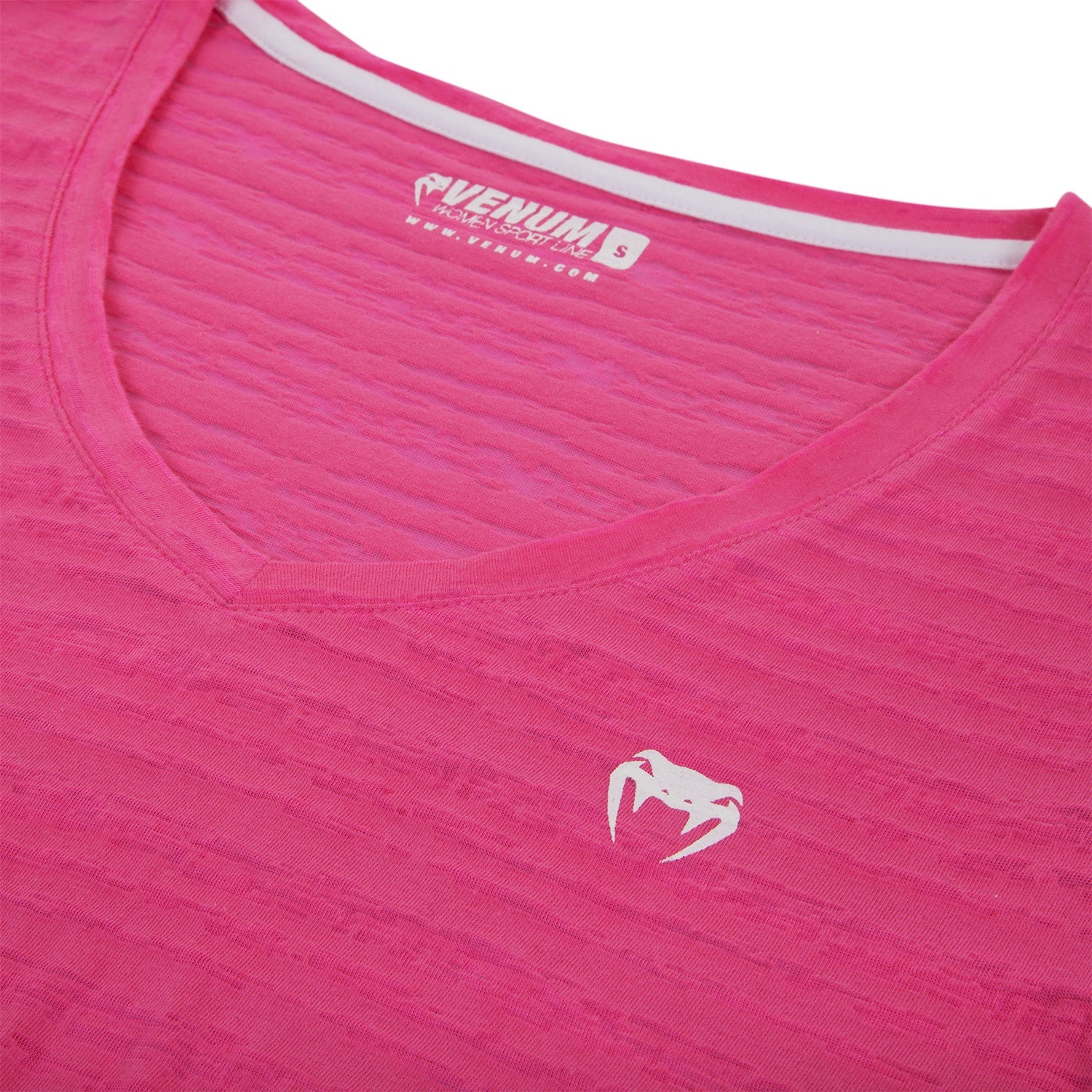 venum-essential-v-ausschnitt-t-shirt-pink-f-r-damen image 4