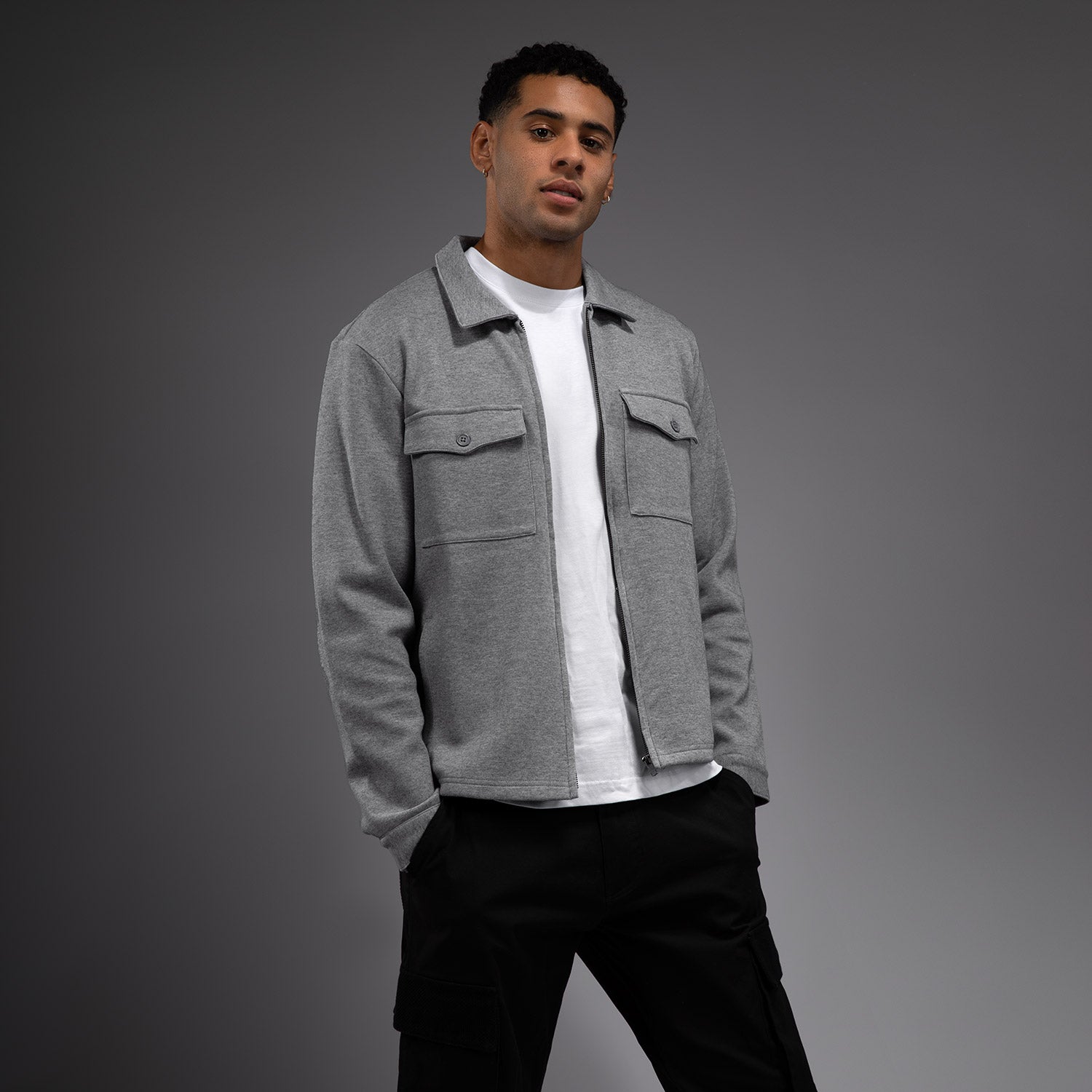 venum-city-core-jacke-cloud-grey image 2