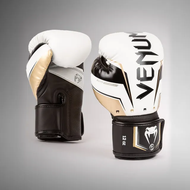 venum-elite-evo-boxhandschuhe-wei-gold image 1