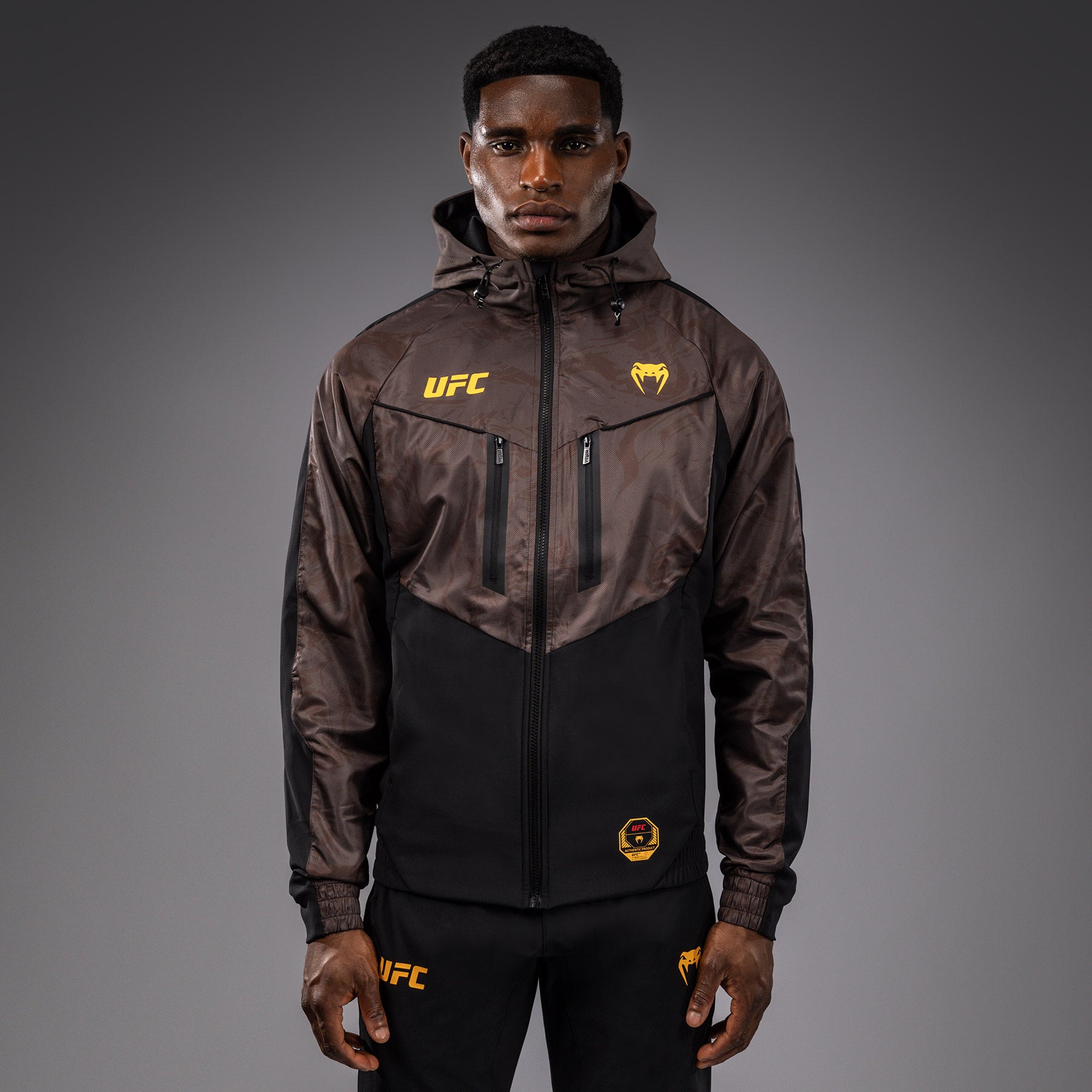 venum-ufc-fusion-by-venum-fight-week-zip-hoodie-herren-erdiges-braun image 5