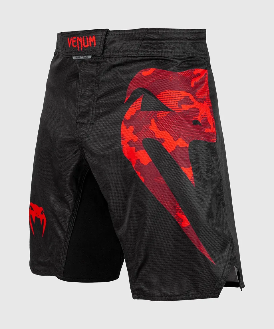 venum-light-3-0-kampfshorts-schwarz-rot-herren-mma-fightshorts image 1