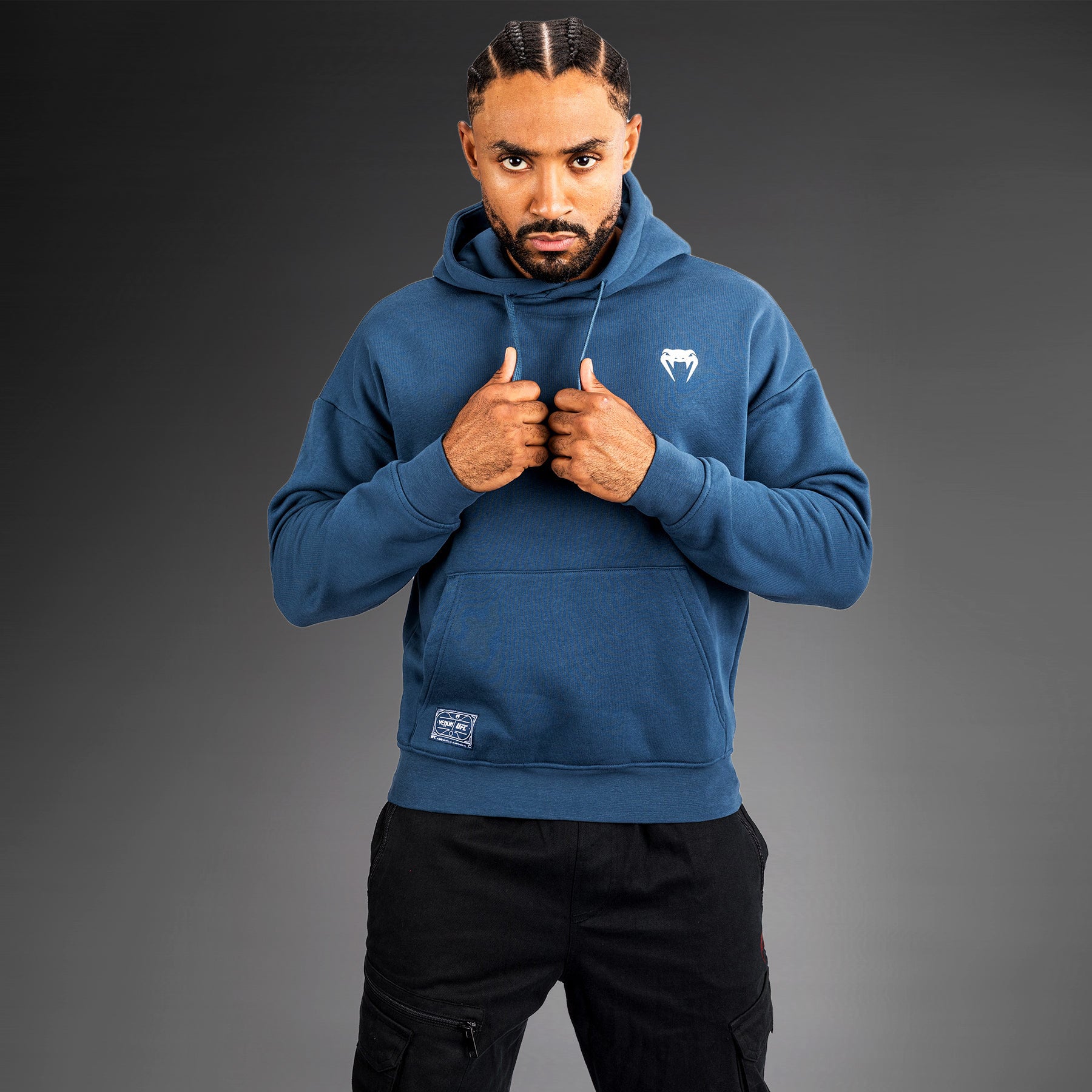 ufc-by-venum-ulti-man-hoodie-blau-herren image 2
