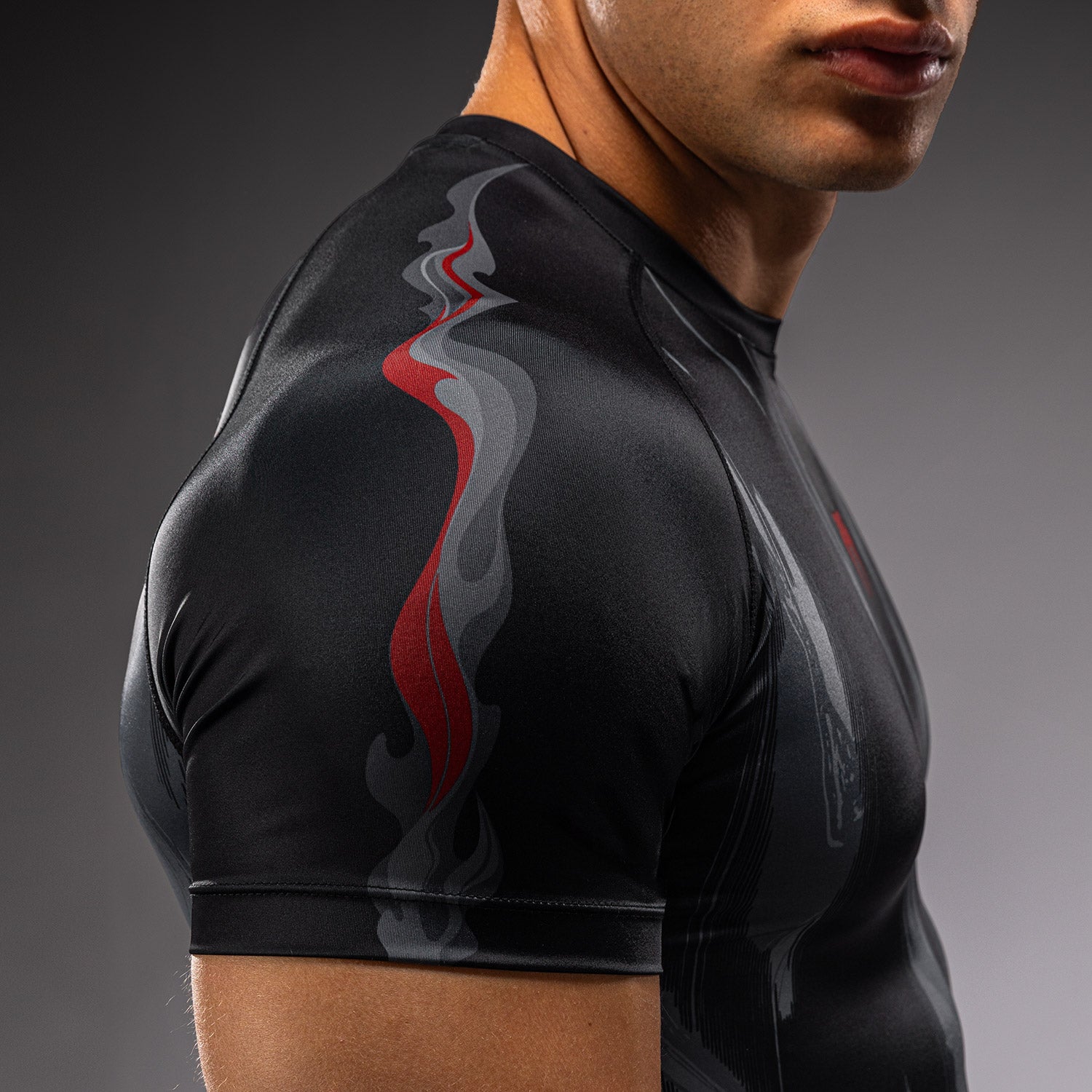 venum-demon-kurzarm-rashguard-schwarz-grau-f-r-herren image 7
