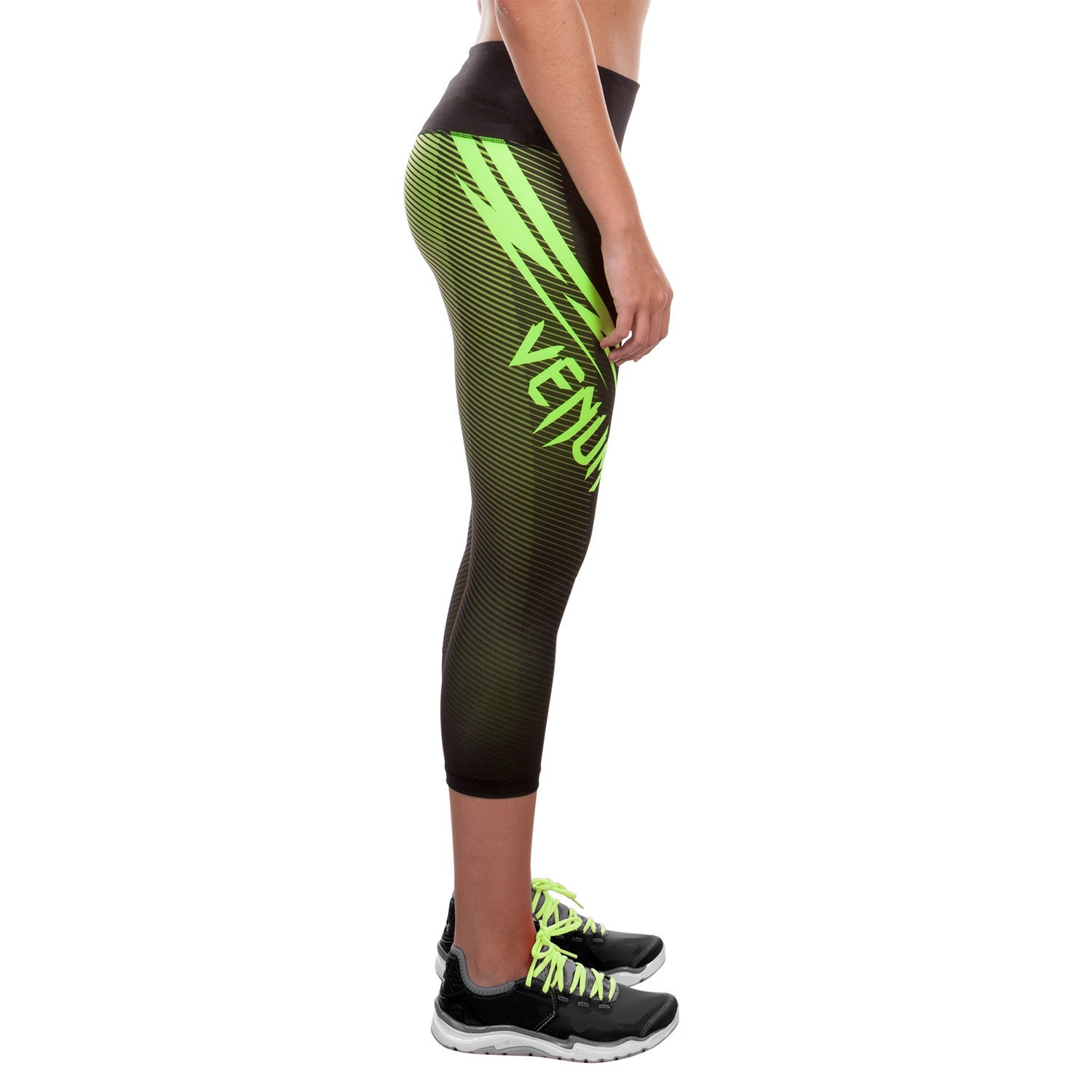 venum-razor-leggings-schwarz-gelb image 4