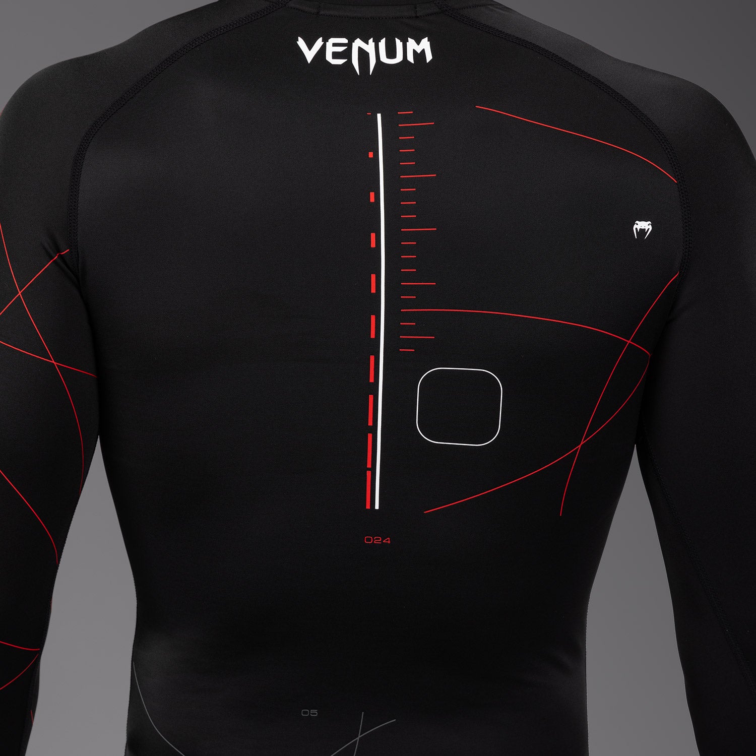 venum-tactical-xt-langarm-rashguard-herren-schwarz-feuerrot image 8