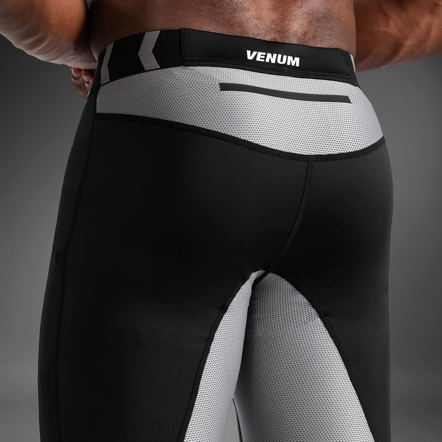 venum-tempest-herren-spats-kompressionstights-schwarz-grau image 5