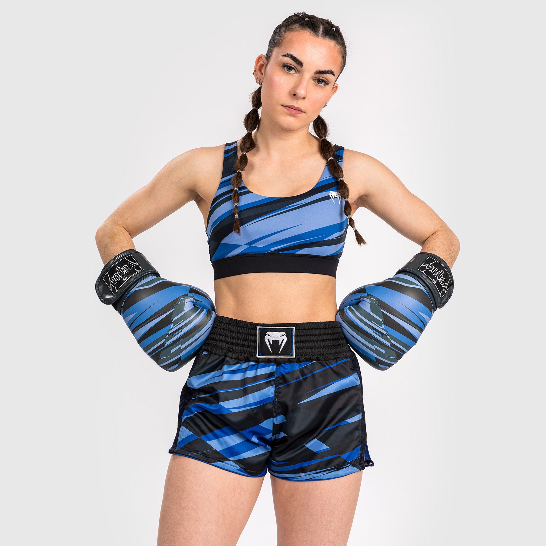 venum-abyss-frauen-muay-thai-shorts-schattenblau image 6