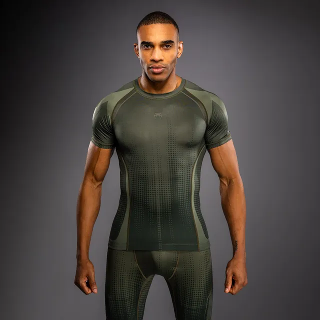 venum-stealth-kurzarm-rashguard-khaki-dunkelgr-n image 1