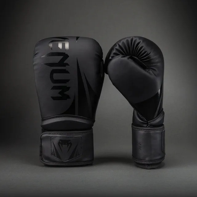 venum-challenger-2-5-boxhandschuhe-schwarz-schwarz image 1