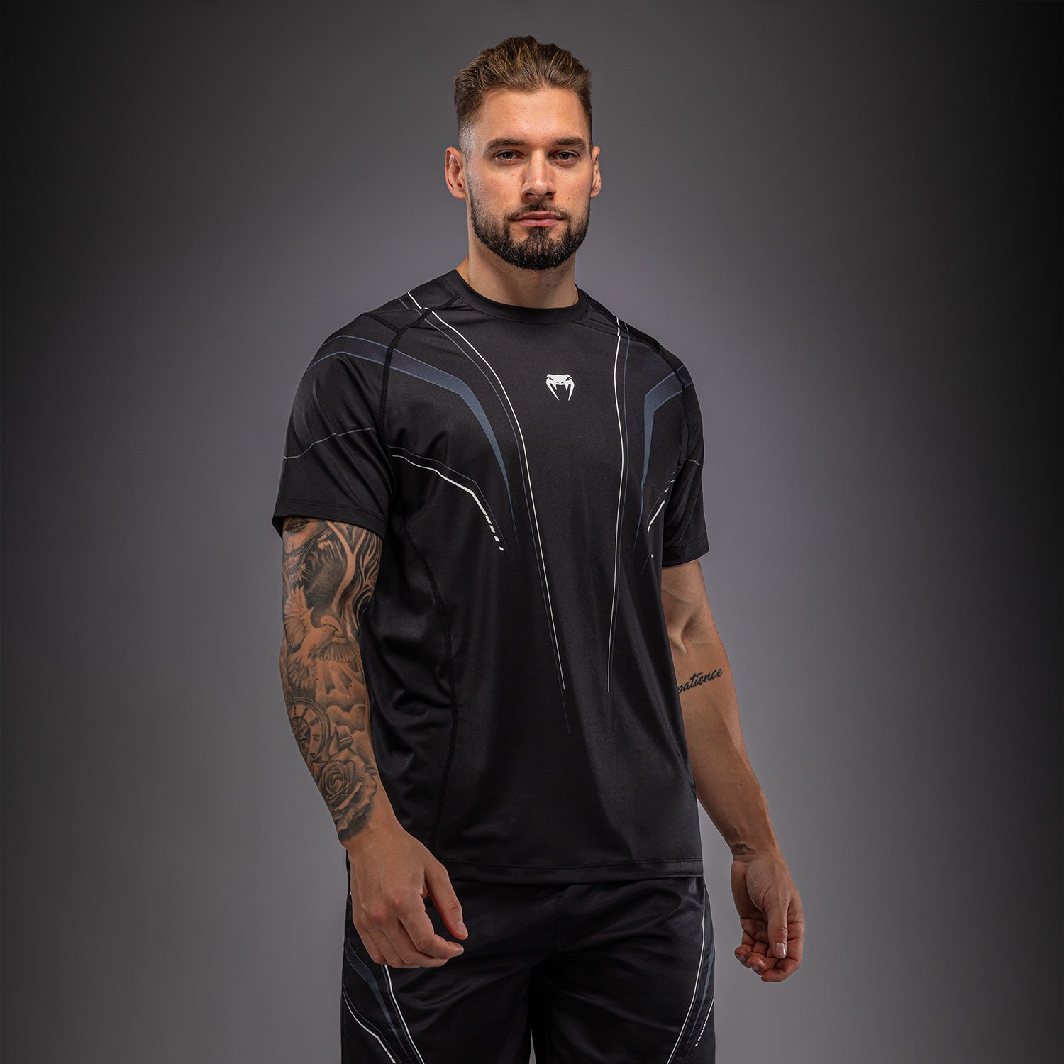 venum-streamline-dry-tech-t-shirt-schwarz-wei-f-r-herren image 1