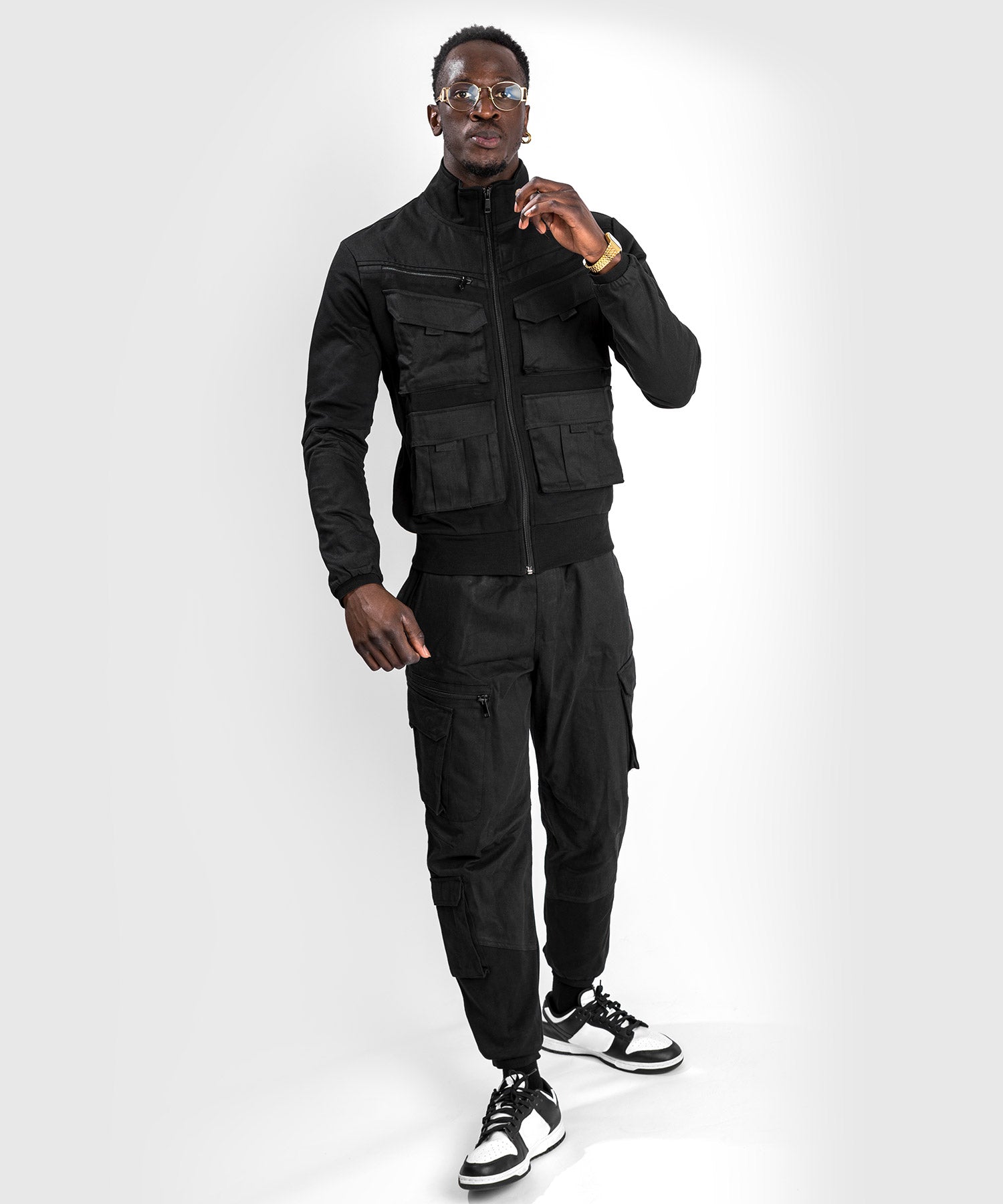 venum-cargo-jacke-mit-rei-verschluss-schwarz image 2