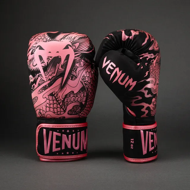 venum-dragon-s-flight-boxhandschuhe-schwarz-metallic-rosa image 1