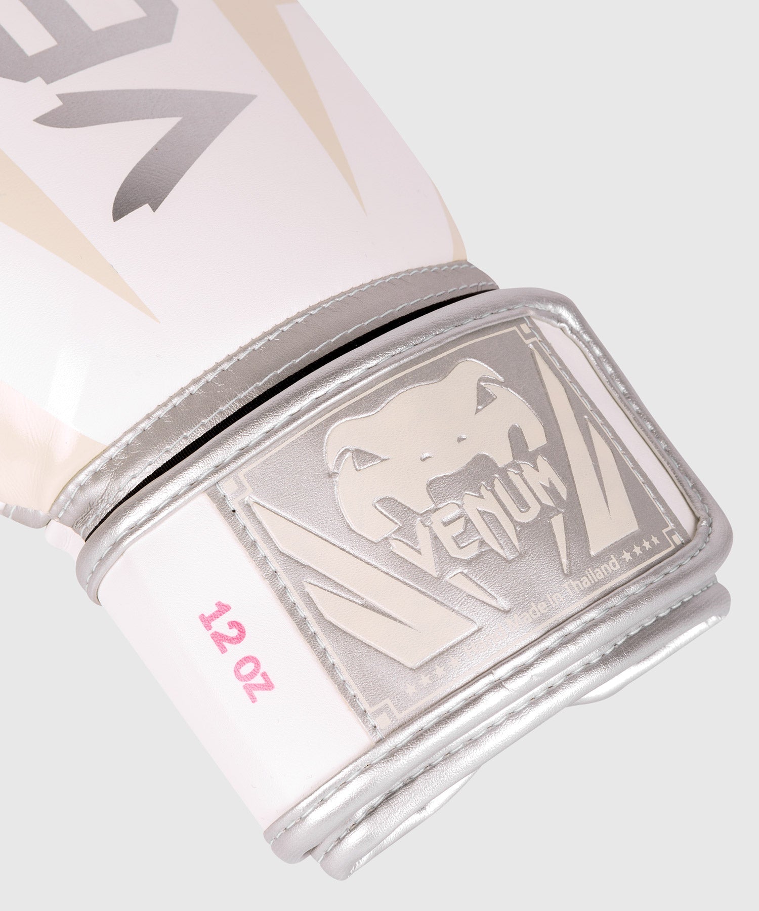 venum-elite-boxhandschuhe-wei-silber-rosa image 3
