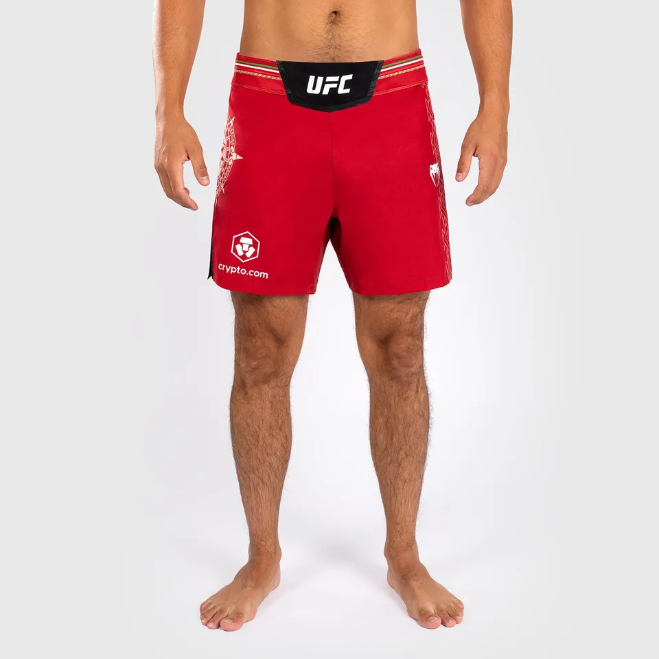venum-noche-ufc-authentic-fight-night-fight-shorts-herren-kurz-rot image 1
