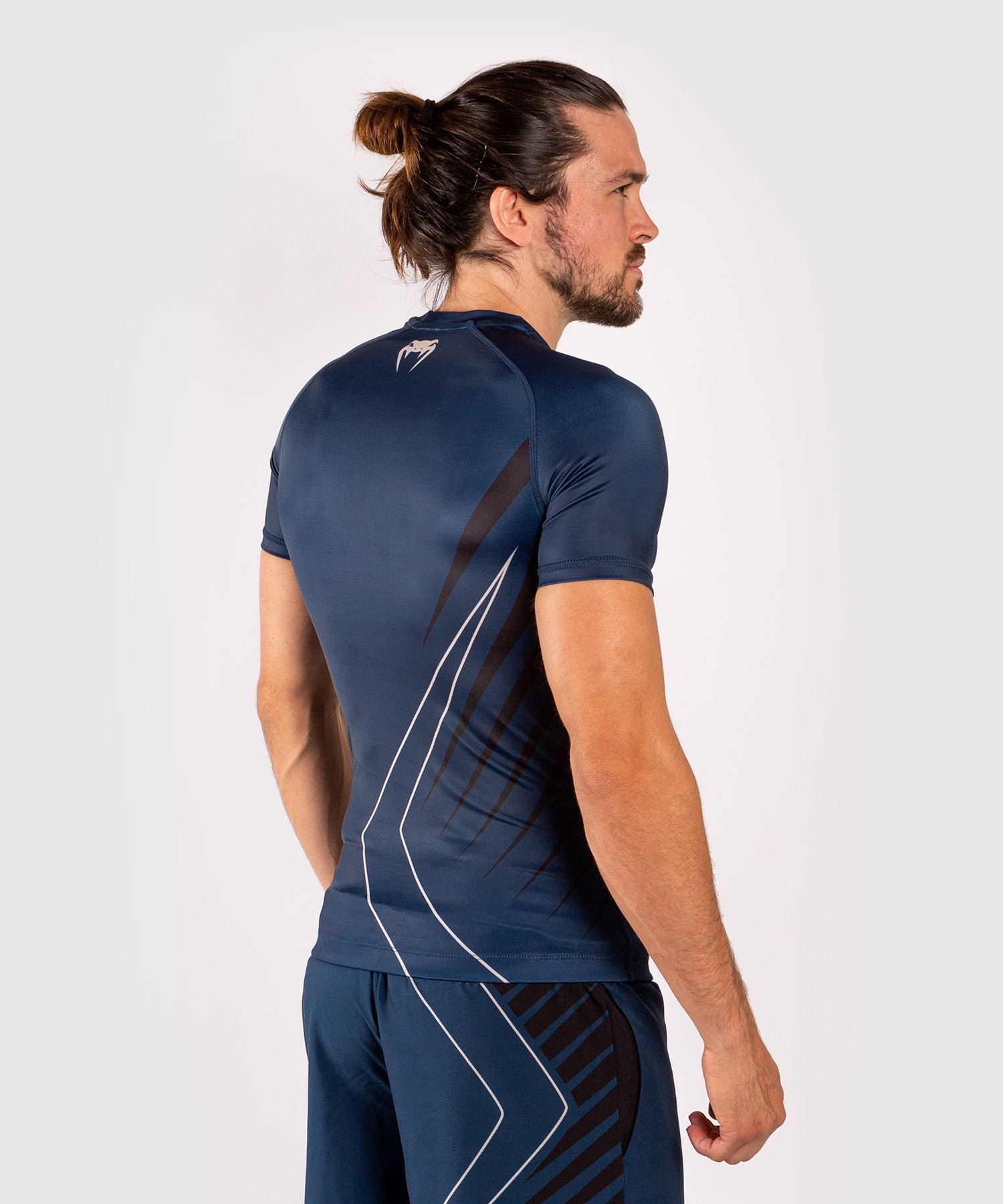 venum-contender-5-0-rashguard-kurzarm-marineblau-sand image 5
