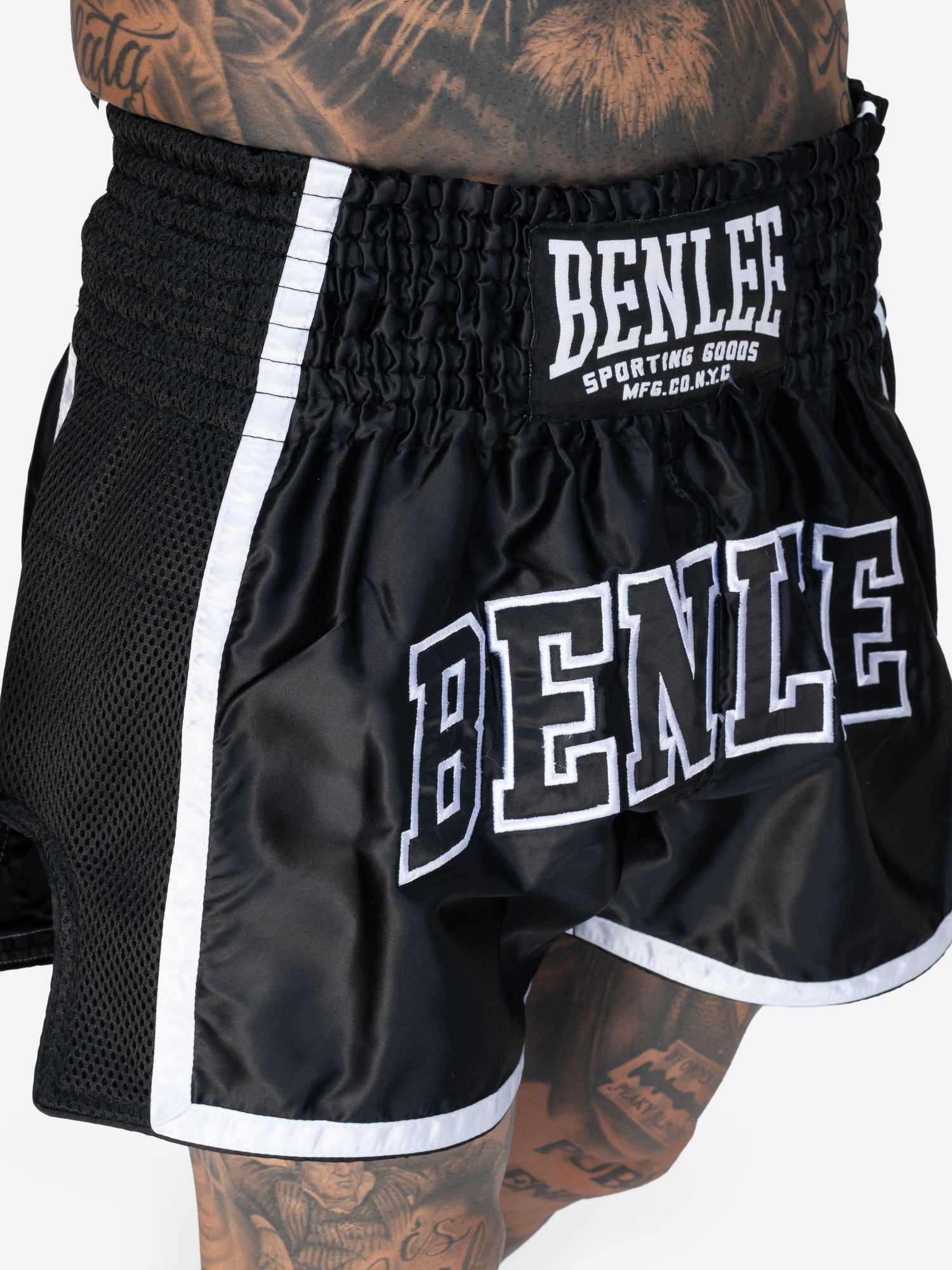 benlee-dagett-muay-thai-shorts-satin-thaiboxhose-mit-seitenschlitz image 5