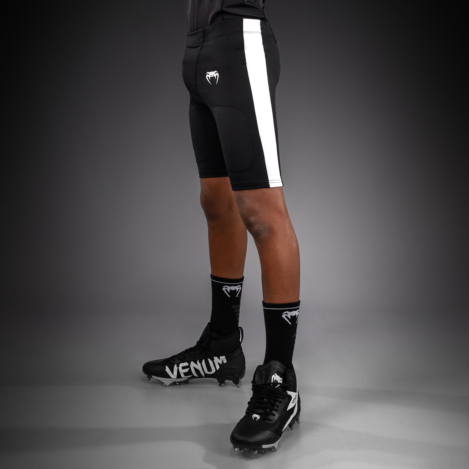 venum-elite-fu-ball-kompressionsshorts-kinder-schwarz image 2