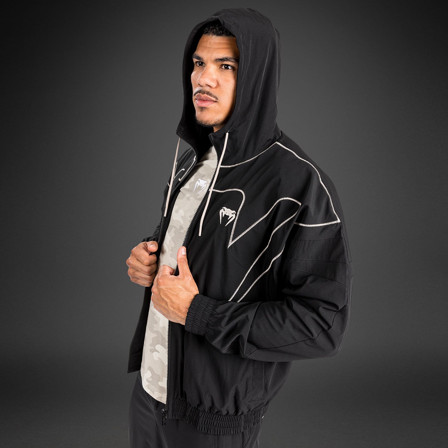 venum-attack-90-trainingsanzug-jacke-schwarz-wei image 2