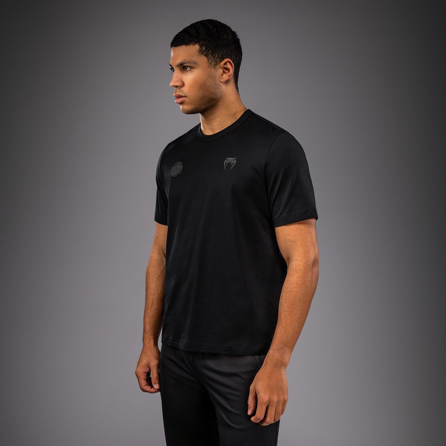 venum-x-roger-gracie-academy-t-shirt-schwarz-herren-kurzarm-rundhals image 2