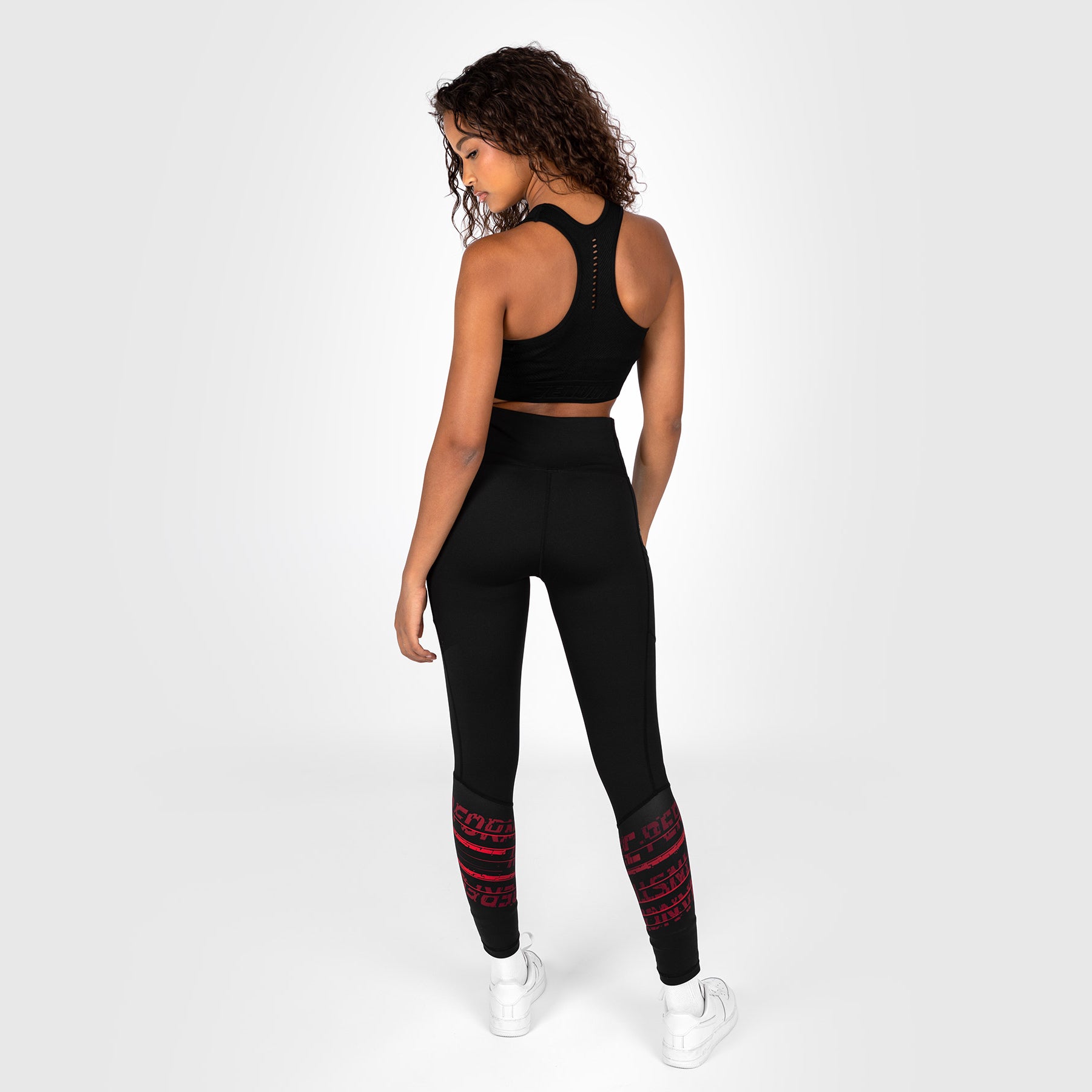 ufc-venum-performance-institute-2-0-performance-tight-damen-schwarz-rot image 2