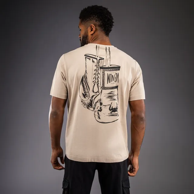 venum-fight-icon-t-shirt-aus-baumwolle-hellbeige image 1