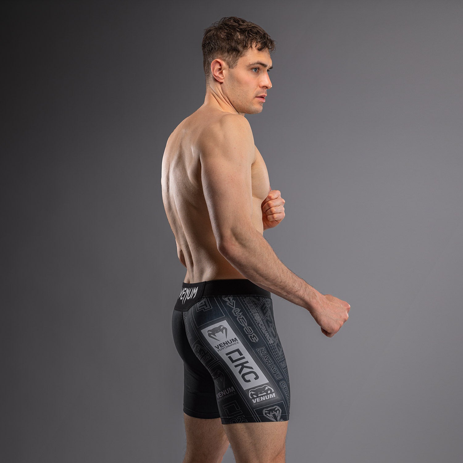 karate-combat-by-venum-kompressionsshort-schwarz-grau-f-r-herren image 4