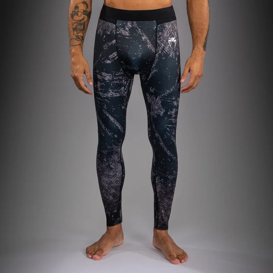 venum-rage-workout-kompressionshose-schwarz-grau image 1