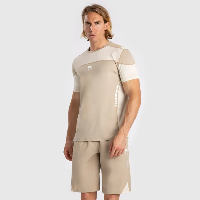 venum-tempest-herren-dry-tech-t-shirt-beige-sand image 1