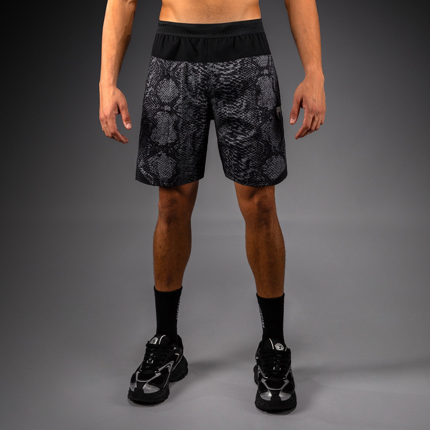 venum-g-fit-scales-trainingsshorts-herren-schwarz-anthrazitgrau image 2