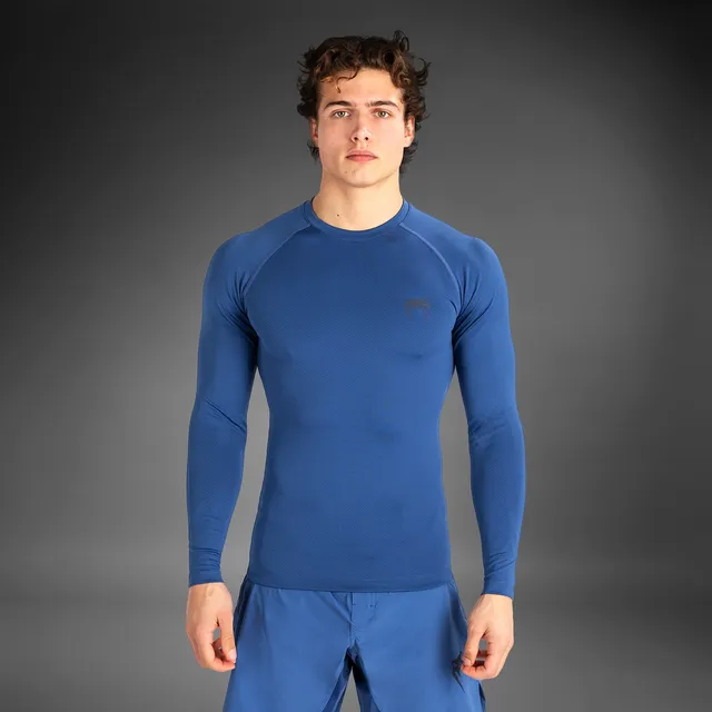 venum-contender-herren-langarm-rashguard-blau image 1