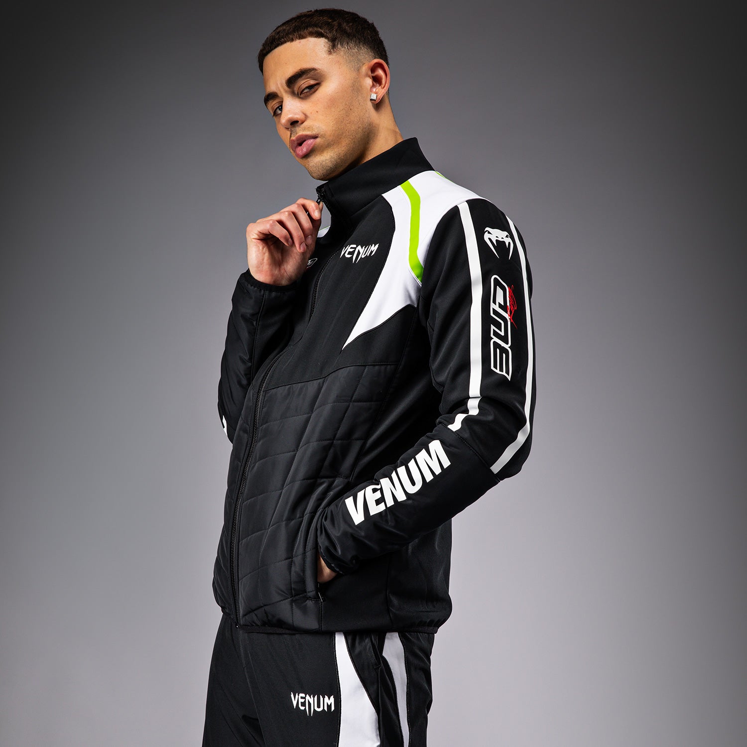 venum-x-bud-racing-herren-softshell-jacke-schwarz-wei-limettengr-n image 3