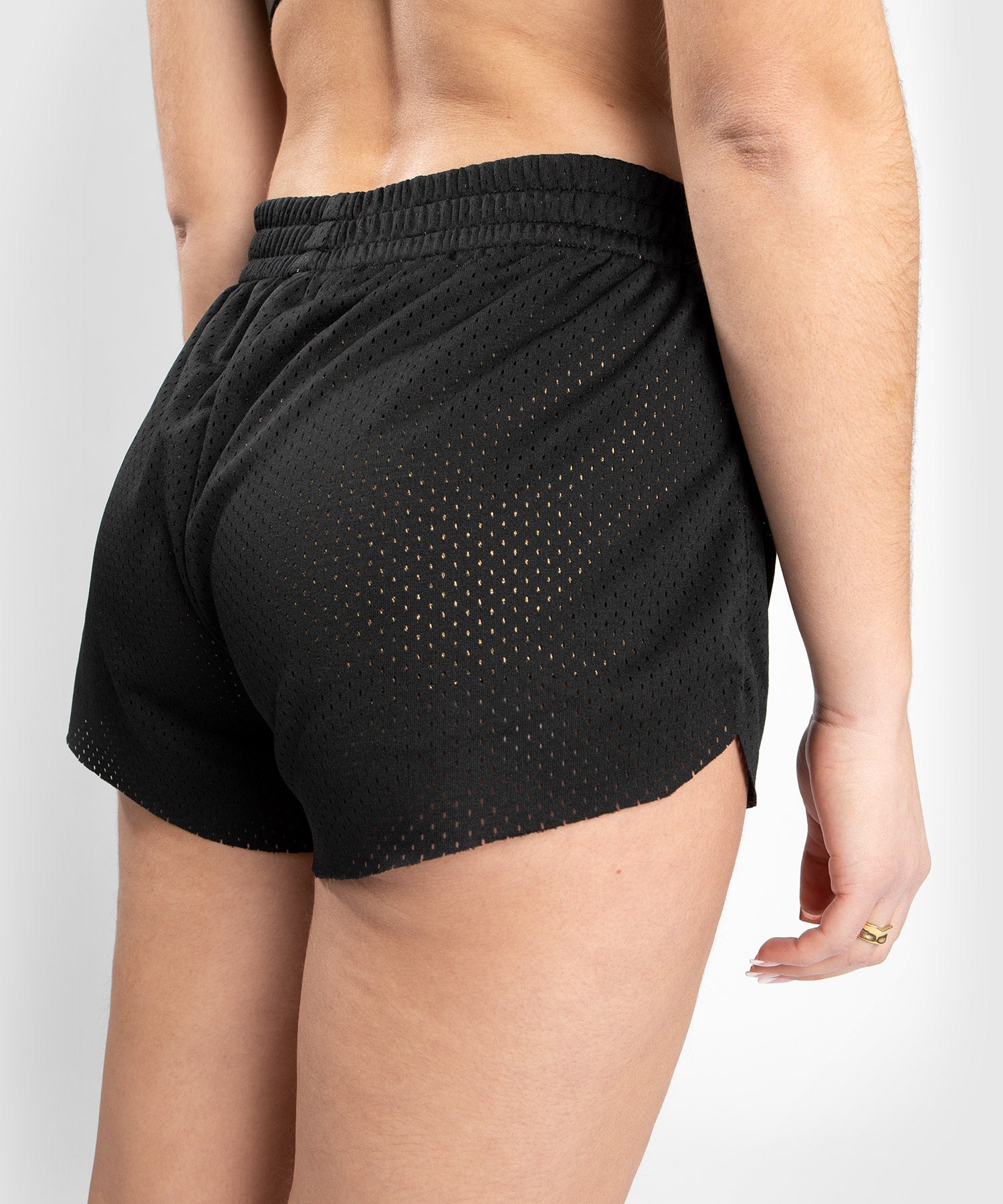 venum-lightning-double-layer-shorts-schwarz-gold-damen image 6