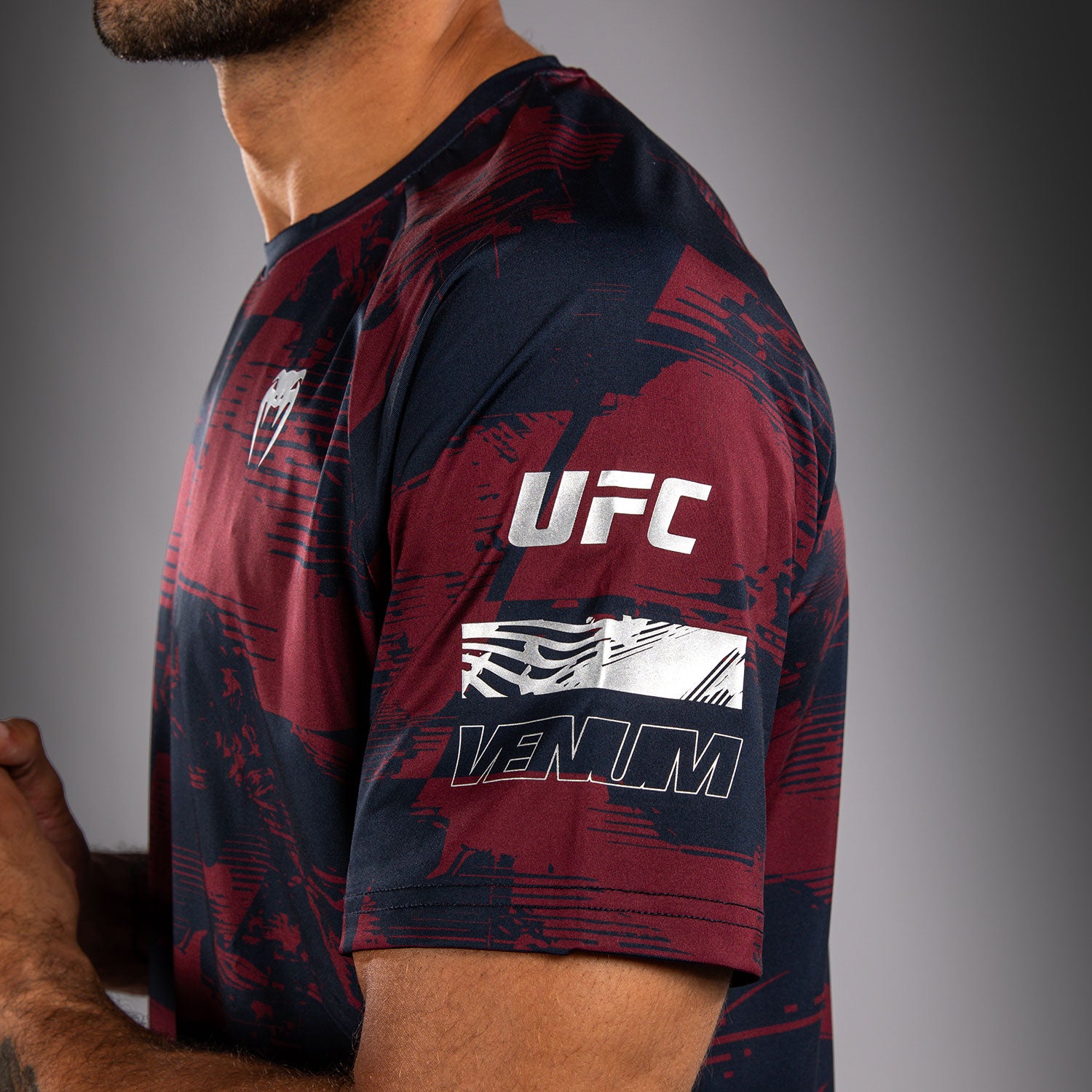 venum-ufc-zenith-authentic-fight-week-performance-t-shirt-herren-kurzarm-marineb image 6