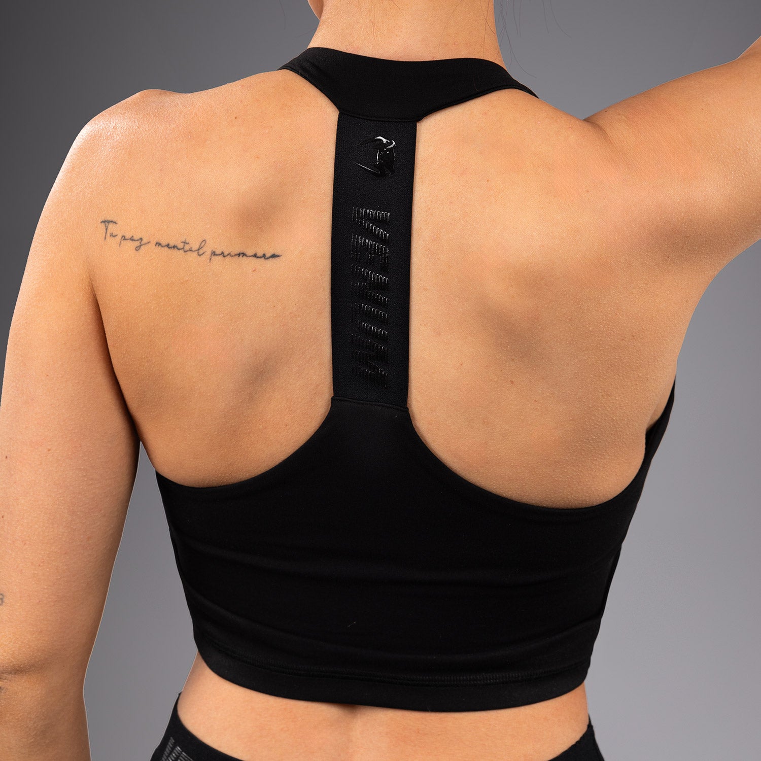 venum-elevate-langer-sport-bh-damen-schwarz image 4