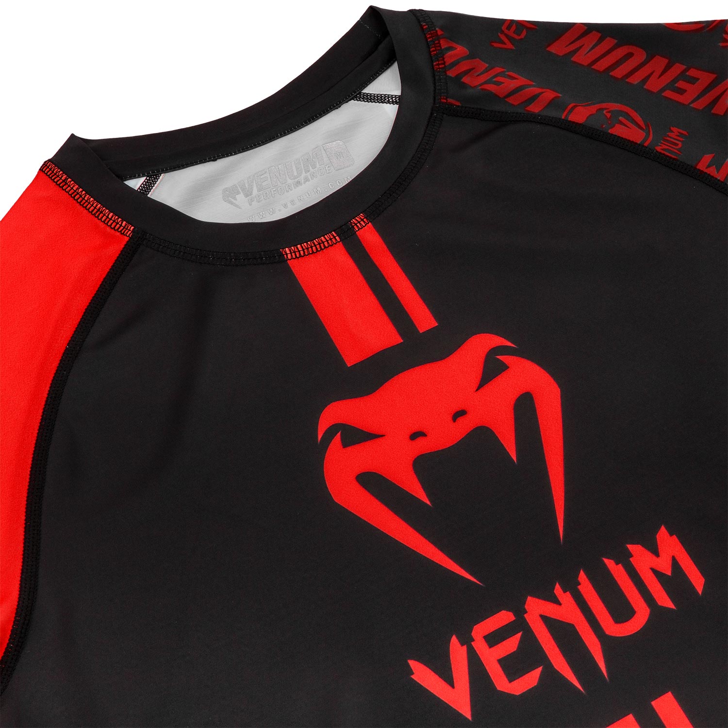 venum-logos-rashguard-langarm-schwarz-rot image 5