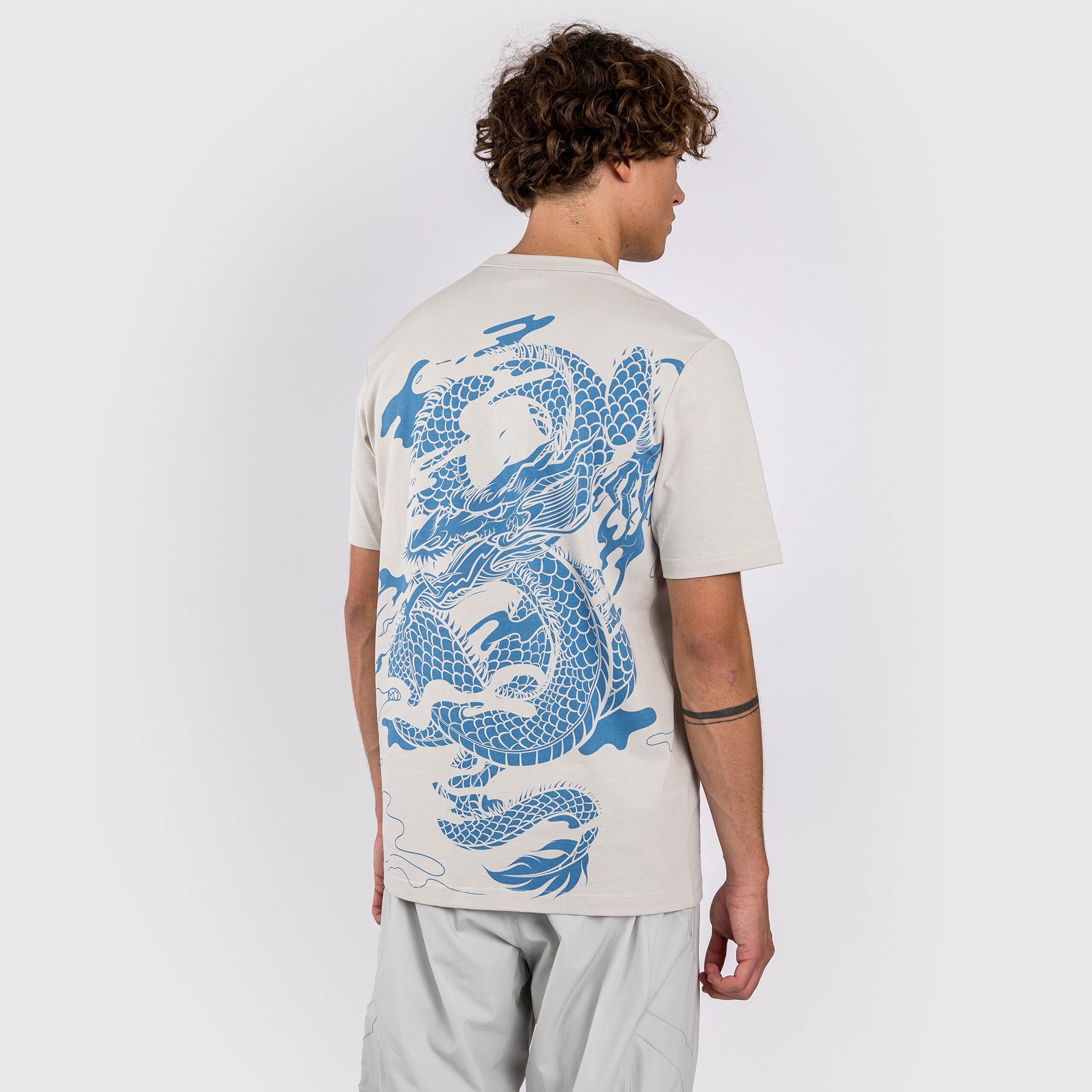 venum-dragon-s-flight-herren-t-shirt-misty-blue-schwarz image 2