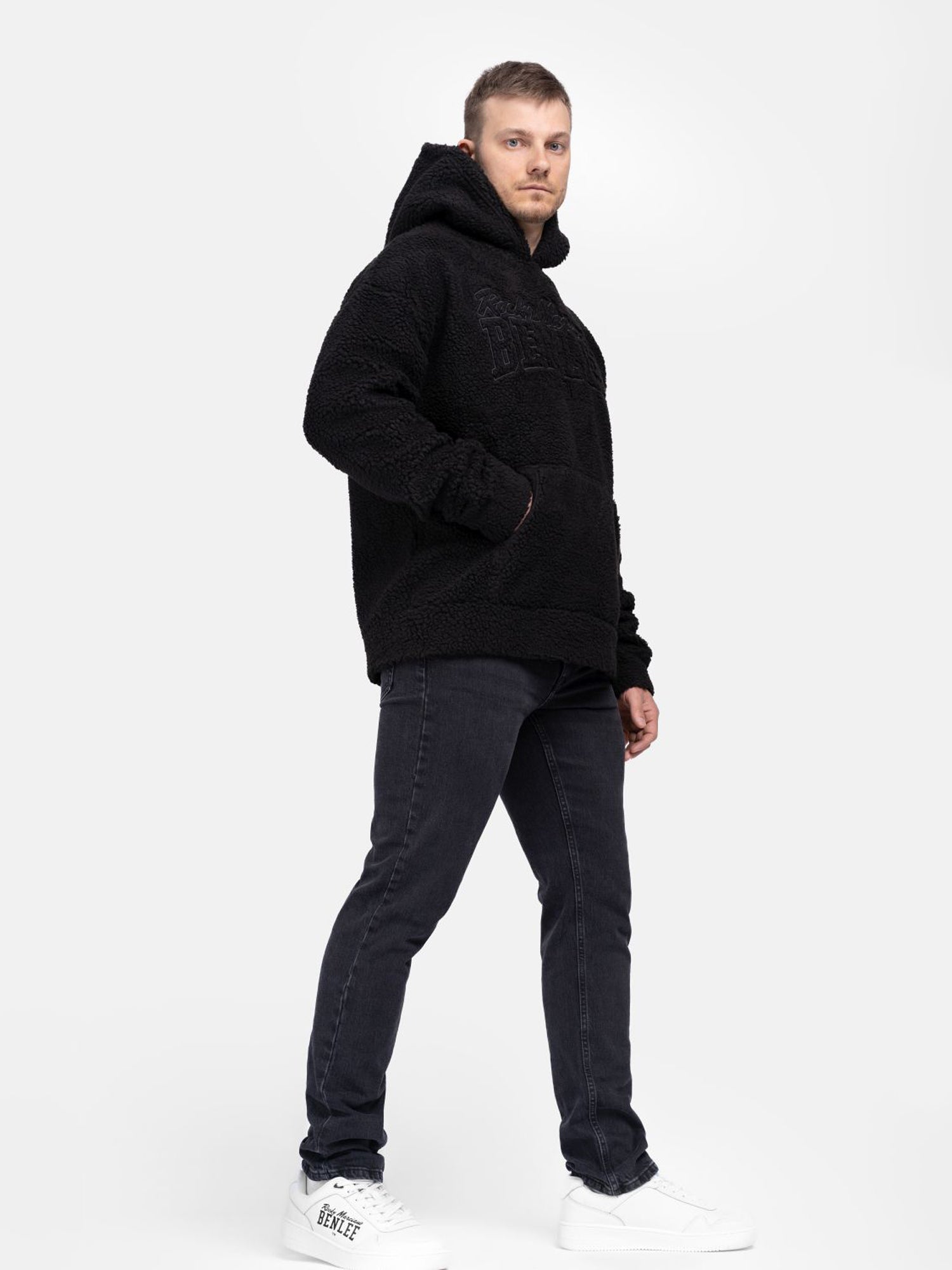 benlee-bonzo-hoodie-herren-teddy-fleece-kapuzenpullover-in-weiter-passform image 2